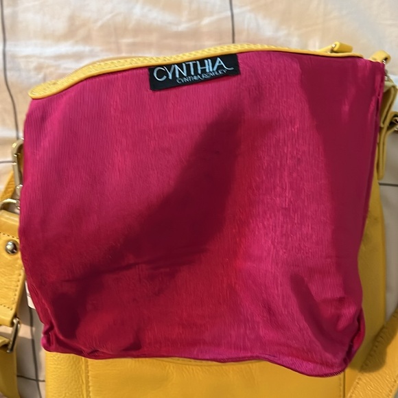 Cynthia Rowley yellow leather crossbody purse - Picture 12 of 12